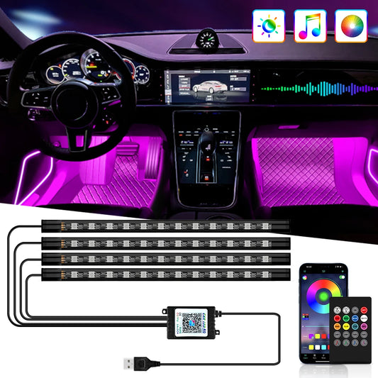 Neon LED Car Interior