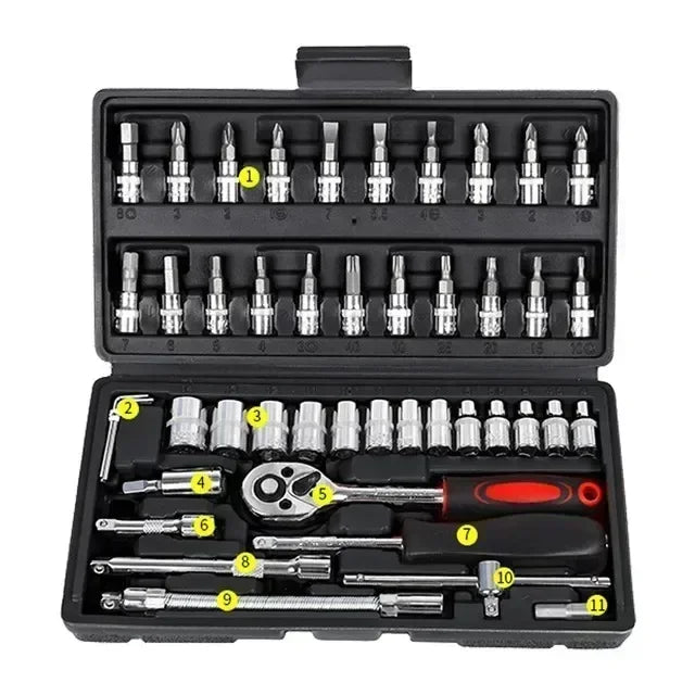 53-Piece Car Repair Tool