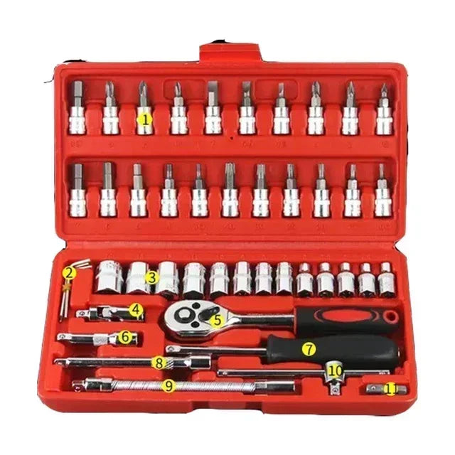 53-Piece Car Repair Tool