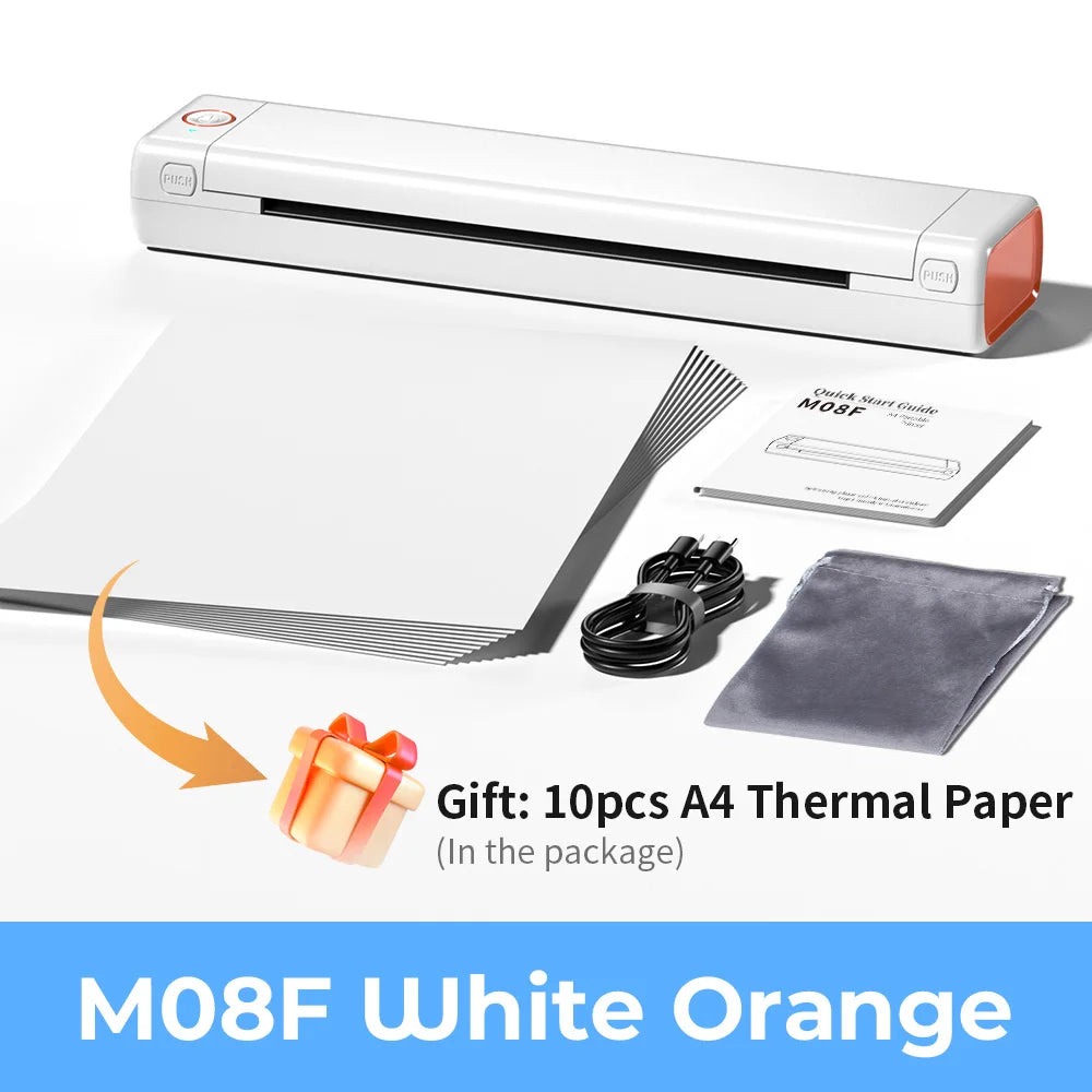 Phomemo M08F Wireless Tattoo Transfer Stencil Printer Tattoo Transfer Thermal Printer Machine Compatible with Smartphone & PC